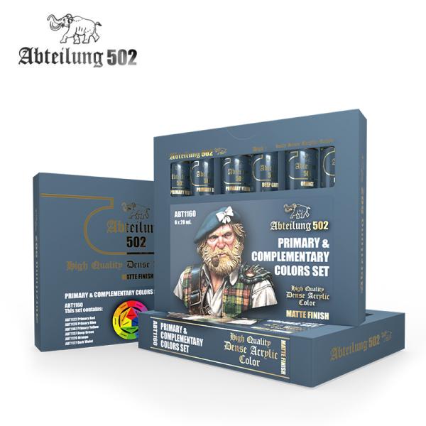 AKインタラクティブ アプタイルンク502 ABTデンスカラー 水彩絵具 基本6色セット ABT11...