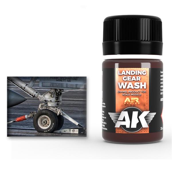 AKインタラクティブ エナメル塗料 ランディングギアウォッシュ AK2029