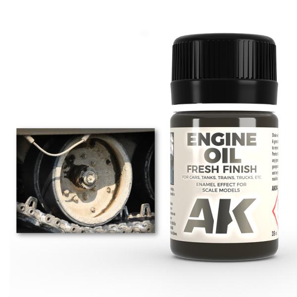 AKインタラクティブ ウェザリング塗料 フレッシュエンジンオイル 35ml AK084