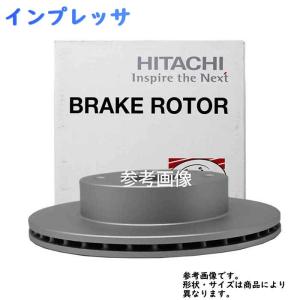 フロントブレーキローター スバル インプレッサ用 日立 ディスクローター 1枚 F6-007BP｜star-parts2