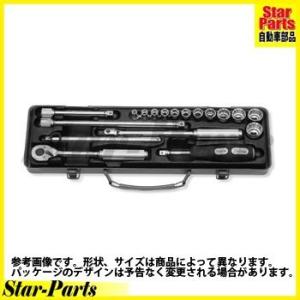 6角スタンダードソケット 3/8inch（9.5mm）差込角 3200A ハンドソケット セット K...