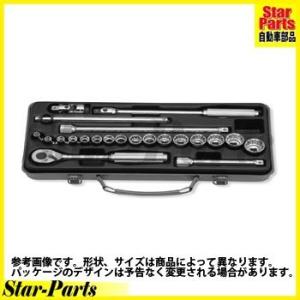 6角スタンダードソケットセット 3/8inch（9.5mm）差込角 3210M ハンドソケット セッ...