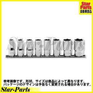 6角セミディープソケットレールセット 3/8inch（9.5mm）差込角 RS3300X/8 ハンドソケット セット KOKEN｜star-parts