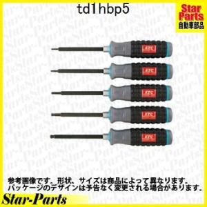 樹脂柄ボールポイントヘキサゴンドライバセット 5本組 TD1HBP5 KTC｜star-parts