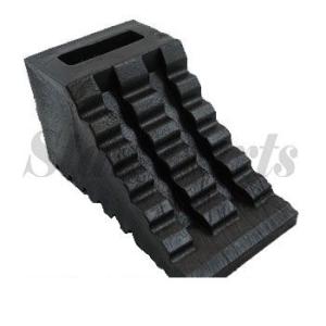 ハイプラ歯止め D-1型 黒 反射付 日本ボデーパーツ工業