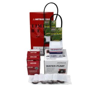 タイミングベルトとファンベルトセット オイルシール・サーモスタット付