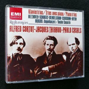 ピアノ トリオ　アルフレッド・コルトー　ジャック・ティボー　パブロ・カザルス　3枚組