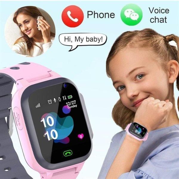 キッズ 子供用 スマートウォッチ 3ヶ月保証 SIM 防水 トラッカー 防水 gps 腕時計 スマー...