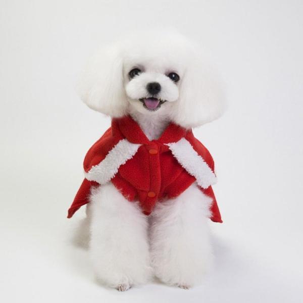 犬の服 ペットサンタクロース クリスマス サンタ コスプレ 衣装 男 女 サンタさんコート 小型犬 ...