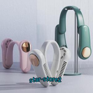 旅行 DCモーター 釣り 冷却 首かけ 扇風機 ...の商品画像
