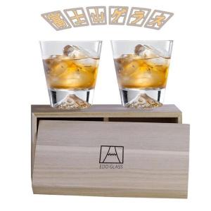 ウイスキー グラス 富士山グラス 270ml 2個セット ロックグラス アルコールグラス ペアグラス おしゃれ 日本酒 お土産 還暦祝い 結婚祝い プレゼント ギフト｜star-store2
