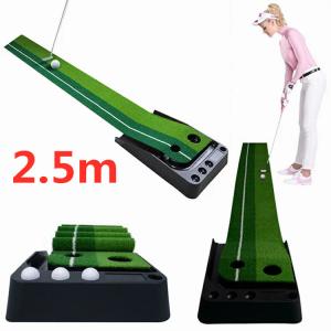 パター練習マット ゴルフ 30cmx2.5m 3ホール 室内 スポーツ