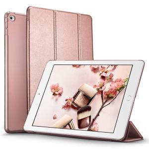 ESR iPad Mini4(第四世代)専用スマートカバー iPad Mini4 ケース クリア レザー PU スタンド機能 スリム傷つけ防止 オートスリープ ハード三つ折タイプ 3色