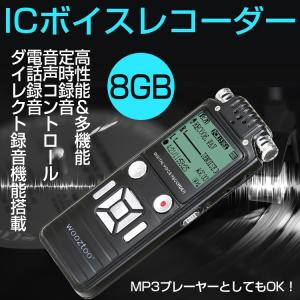 ボイスレコーダー 小型 ICレコーダー 8GB 仕掛け録音 ...