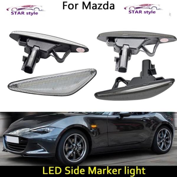 マツダ MX5 MX6 RX8 フィアット 124 スパイダー フロント LED ダイナミック サイ...