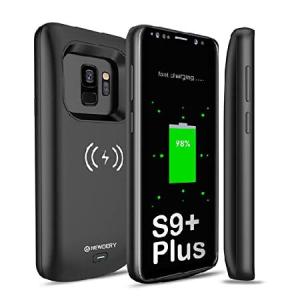 NEWDERY Upgraded Samsung Galaxy S9 Plus Battery Case Qi Wireless Charging Compatible, 5200mAh Slim Rechargeable Extended Charger Case Compatib並行輸入
