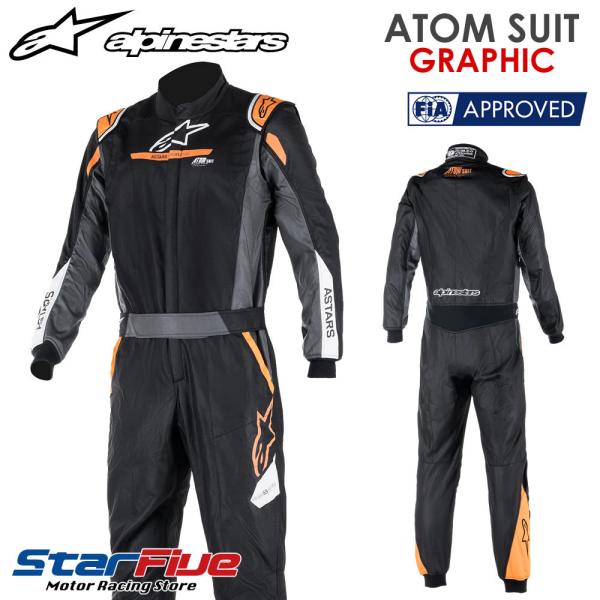 アルパインスターズ レーシングスーツ 4輪用 ATOM SUIT GRAPHIC アトム グラフィッ...