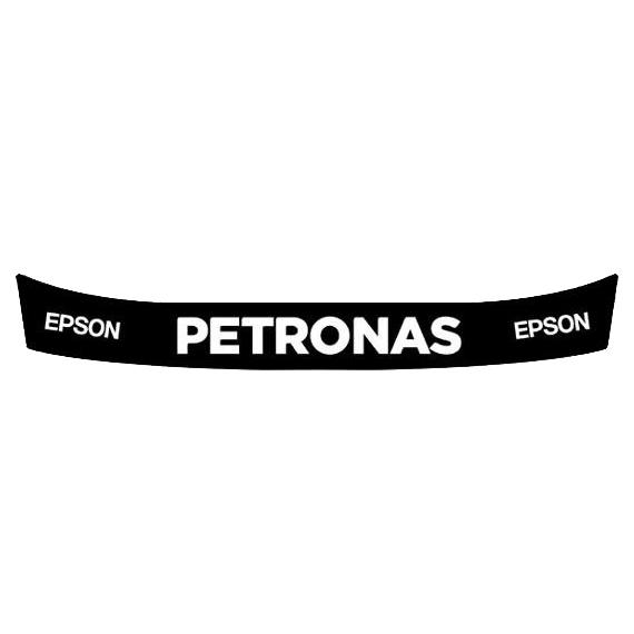 ヘルメットバイザーステッカー PETRONAS ペトロナス 2016 ブラック p2016-b