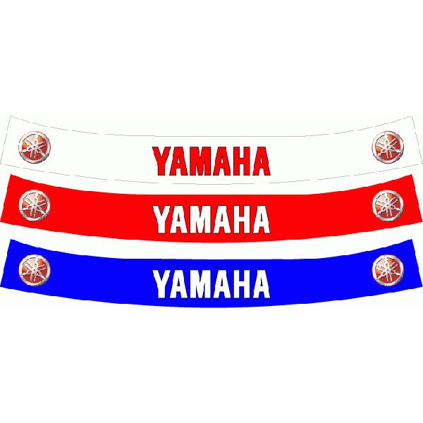 ヘルメットバイザーステッカー YAMAHA ヤマハ01（b-y1）