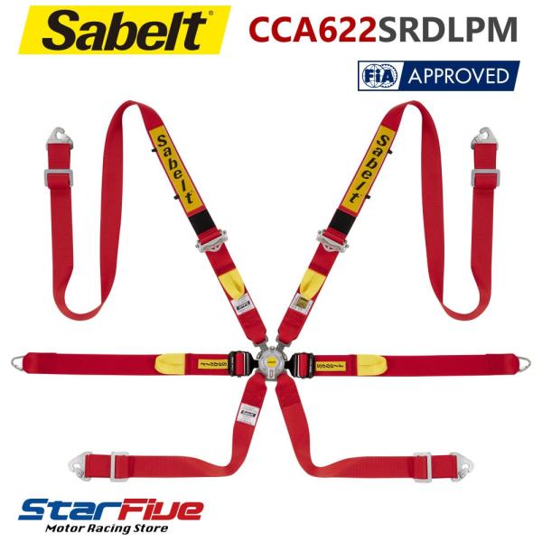 サベルト 6点式シートベルト CCA622LPM ツーリングカー用 FIA 8853-2016公認 ...