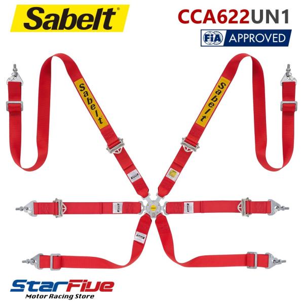 サベルト 6点式シートベルト CCA622UN1 ツーリングカー用 FIA 8853-2016公認 ...