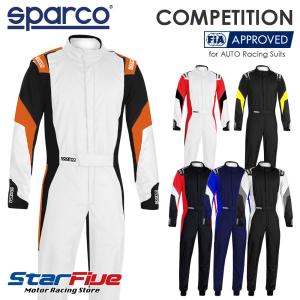 スパルコ レーシングスーツ 4輪用 COMPETITION コンペティション FIA8856-2018公認 Sparco 2024年継続モデル｜Star5 スターファイブ