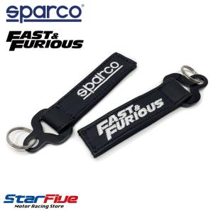 スパルコ×ワイルドスピード レザーキーホルダー キーホルダー Sparco｜star5