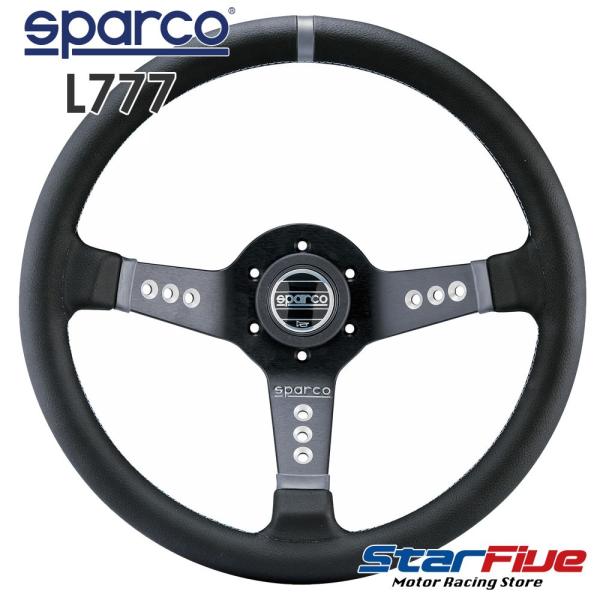 スパルコ ステアリング L777 LEATHER レザー 350mm DEEP63mm Sparco