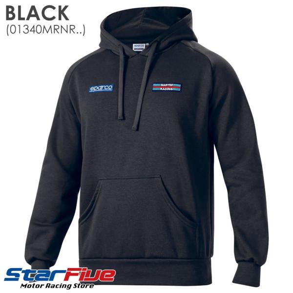 スパルコ×マルティーニレーシング フーデッドパーカー ビッグストライプ HOODIE BIG STR...