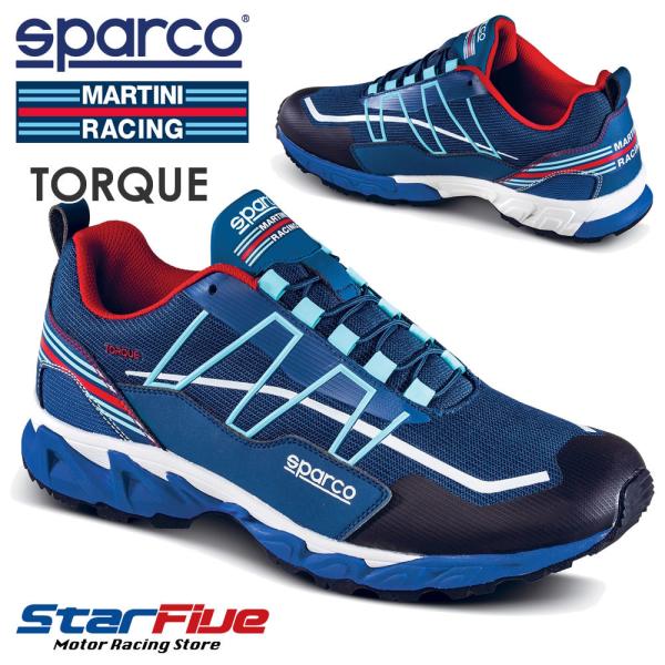 スパルコ×マルティーニレーシング メカニックシューズ TORQUE トルク Sparco MARTI...