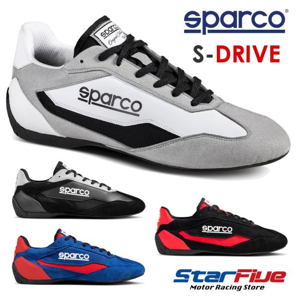 スパルコ ドライビングシューズ S-DRIVE エスドライブ Sparco スニーカー 2024年継...