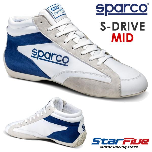 スパルコ ドライビングシューズ S-DRIVE MID エスドライブ ミッドカット Sparco ス...