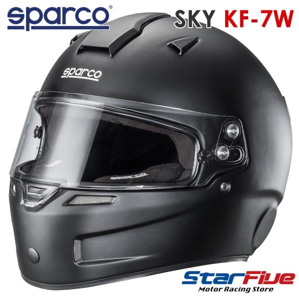 スパルコ ヘルメット SKY KF-5W カート用 ブラック スネルK2015公認 Sparco 2...