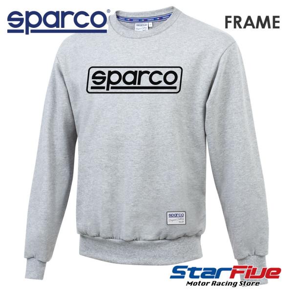スパルコ トレーナー FRAME クルーネックスウェット Sparco 2026年継続モデル