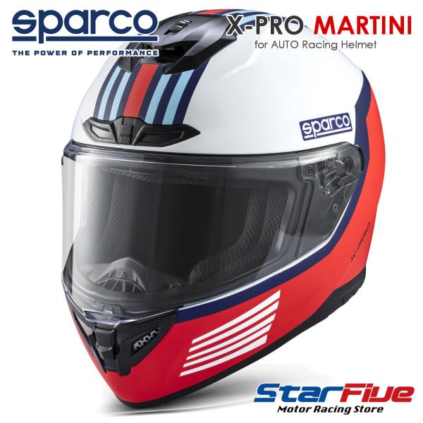 スパルコ ヘルメット X-PRO MARTINI RACING エックス プロ マルティーニ レーシ...