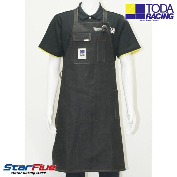 戸田レーシング デニム メカニックエプロン TODA RACING