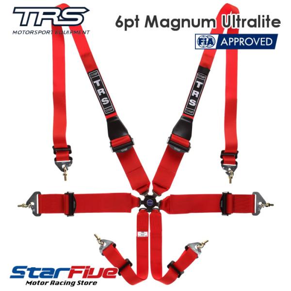 TRS 6点式シートベルト 6pt Magnum Ultralite ツーリングカー用 FIA885...