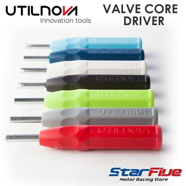 UTILNOVA バルブコアドライバー SC01 エアバルブ脱着締付け工具 ウティルノバ