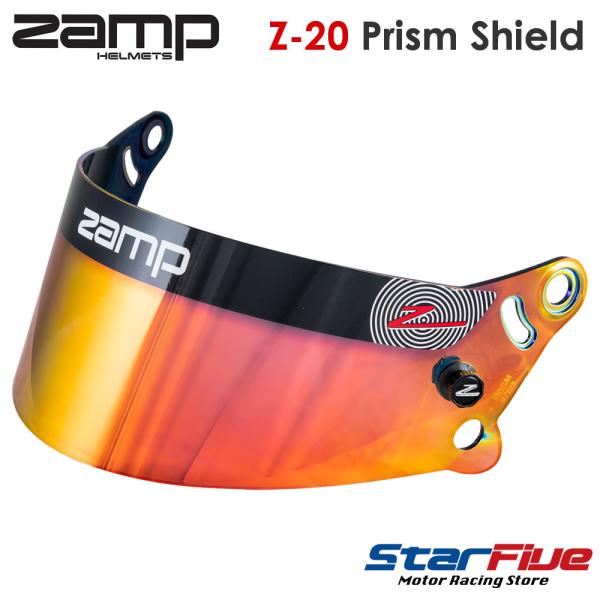 ZAMP HELMETS Z-20 Prism ミラーシールド レッドプリズム HASZ20RP ザ...