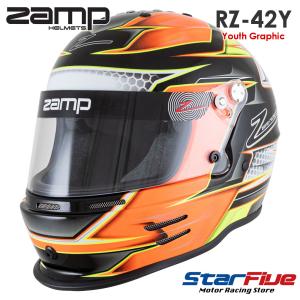 ZAMP HELMETS RZ-42Y Youth グリーン/シルバー グラフィック ジュニア