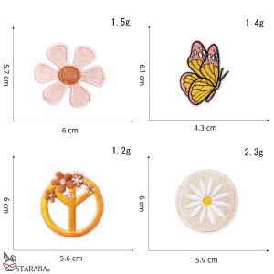 16枚入り 刺繍ワッペン アップリケ アイロン...の詳細画像5