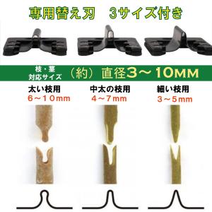 接ぎ木バサミ はさみ 替え刃 専用ケース付き ...の詳細画像2
