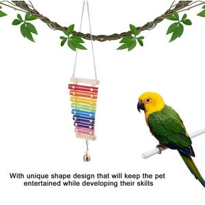 オウム インコ 鳥用 おもちゃ 楽器 バードト...の詳細画像3