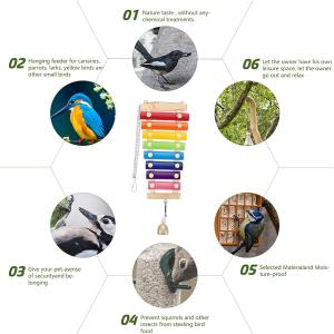 オウム インコ 鳥用 おもちゃ 楽器 バードト...の詳細画像4