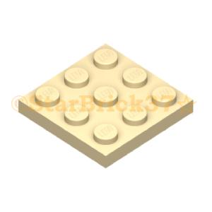 レゴ LEGO パーツ ばら売り #11212 プレート3×3：タン｜starbrick37-lego