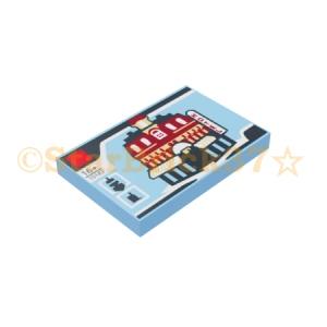 レゴ LEGO パーツ ばら売り #26603pb001 タイル2×3(10182カフェコーナー)：...