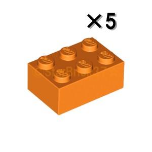 LEGO（レゴ） パーツ ばら売り #3004 ブロック1×2：オレンジ(10個 