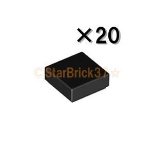 レゴ LEGO パーツ ばら売り #3070b タイル1×1：ブラック(20個セット)｜starbrick37-lego