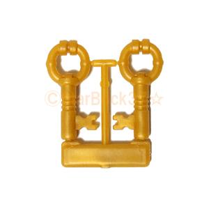 LEGO（レゴ） パーツ ばら売り #40359c01 鍵(2個セット)：パール