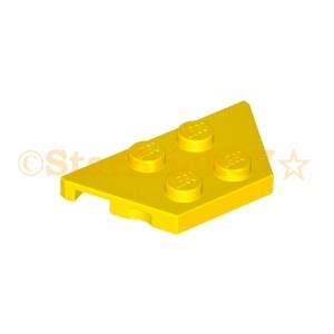 レゴ LEGO パーツ ばら売り #51739 ウェッジプレート2×4：イエロー｜starbrick37-lego